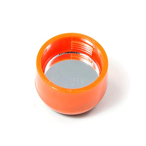 SE 5-in-1 Orange Survival Whistle with Compass, Signaling Mirror, Lanyard, and Fire Starter - 112dB, 4.5-Inch Length - Ide...