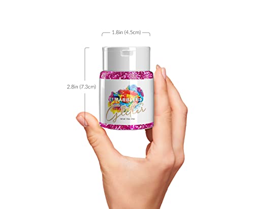 MARBLERS Holographic Glitter [Holo Fairy Powder] 1.5oz (42g) | Fine | Non-Toxic, Vegan, Cruelty-Free | Face, Body, Eyeshad...