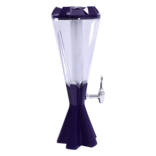 2.5L/3L/5L Beer Tower Dispenser, Beverage Drink Tower Dispensers w/Faucet Juice Tower Dispenser for Parties with Stand for...