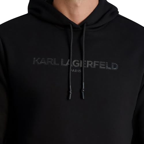 Karl Lagerfeld Paris Men's Classic Logo Hoodie