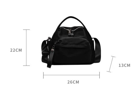 Nylon Crossbody Bags for Women Shoulder Handbag Casual Everyday Purse Lightweight Top Handle Cross Body Bag