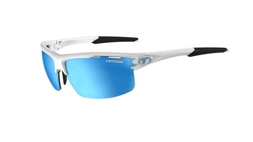 Tifosi Optics Rivet Sunglasses (Matte White (Clarion Blue/AC Red/Clear))