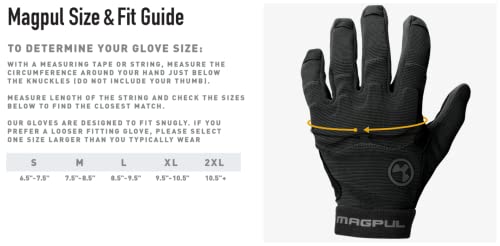 Magpul Patrol Glove 2.0 Lightweight Tactical Leather Gloves