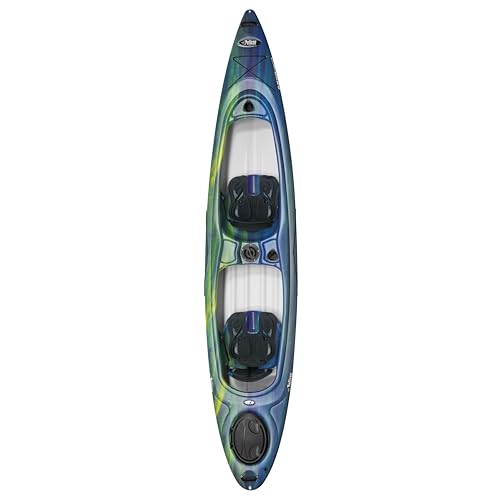 Pelican Argo 136XP - Sit in Tandem Kayak - Patented Ram-X™ Material - Lightweight Stable - 13 ft