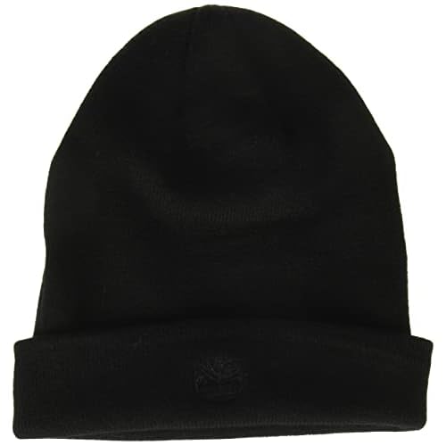 Timberland Mens Cuffed Beanie with Embroidered Logo