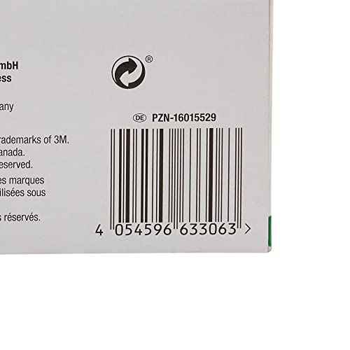 3M Micropore Medical Tape, Non-Sterile, Silicone, Blue, 2 in x 5 1/2 yds, 6 Rolls, 1 Pack