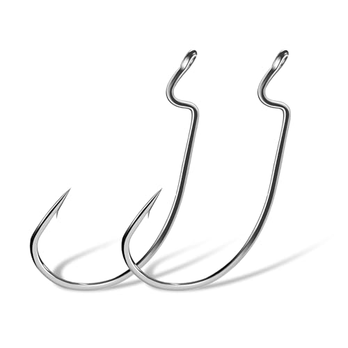 BBBF 25pcs Premium Ewg Hook for Freshwater Fishing - Essential Fishing Supplies, Accessories, and Gear - Perfect for Soft ...