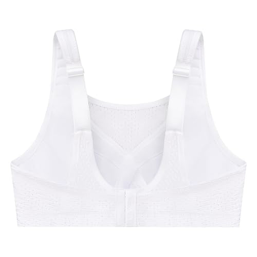 Full Figure Plus Size Custom Control Sports Bra Wirefree #1166