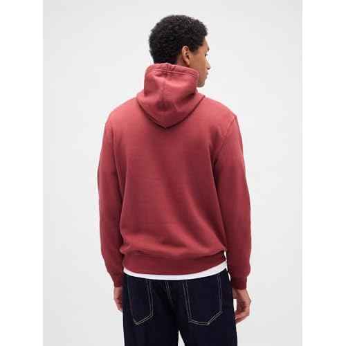 GAP Men's Mini Logo Relaxed Pullover Hoodie