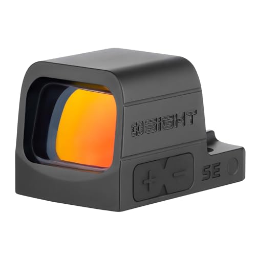 OSIGHT SE Enclosed Micro Red Dot Sight - RMSc/K Footprint Compatible | 2 MOA Dot & 32 MOA Circle Dual Reticle System | Dur...