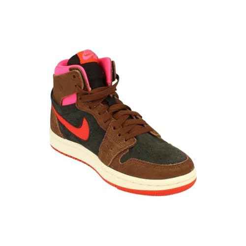 Air Jordan 1 Zoom CMFT 2 Women's Shoes (DV1305-206, Cacao Wow/Black/Hyper Pink/Picante Red) Size 10