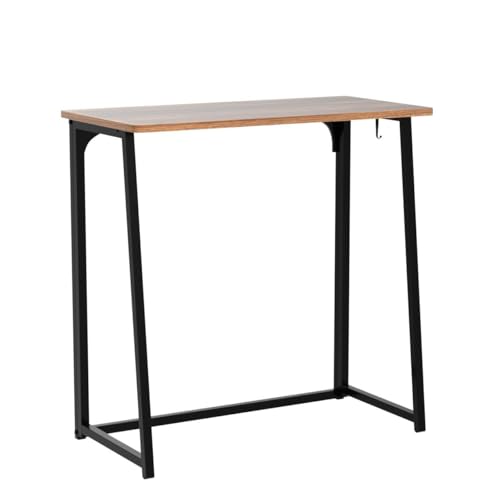 WOHOMO Folding Desk for Small Spaces, 31.5 Inch Foldable Computer Desks, Small Desk for Home Office, Study, Bedroom, Space...