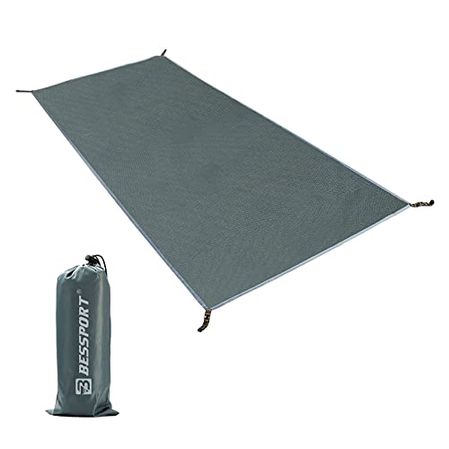Bessport Tent Footprint for 1-2-3-4 Person Tent Waterproof Camping Tarp with Drawstring Carrying Bag for Picnic, Hiking an...