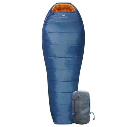 Mountainlodge 3-4 Seasons Shingle Sleeping Bag 15℉ with Inner Pocket for Adult,Perfect for Backpacking,Traveling and Hikin...