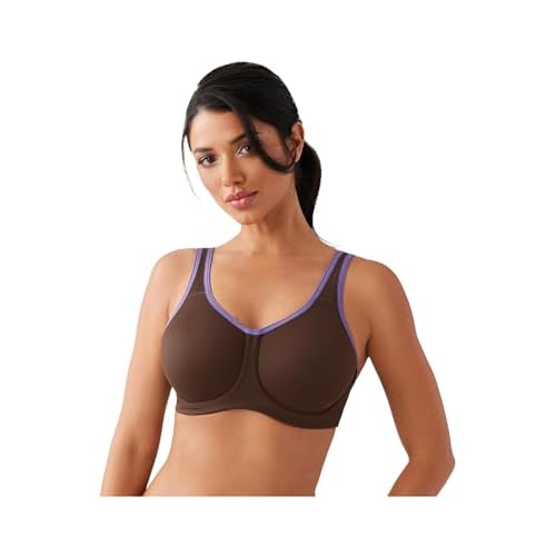 Wacoal Women's Simone Sport Unlined Full Coverage Underwire Sports Bra, 855170