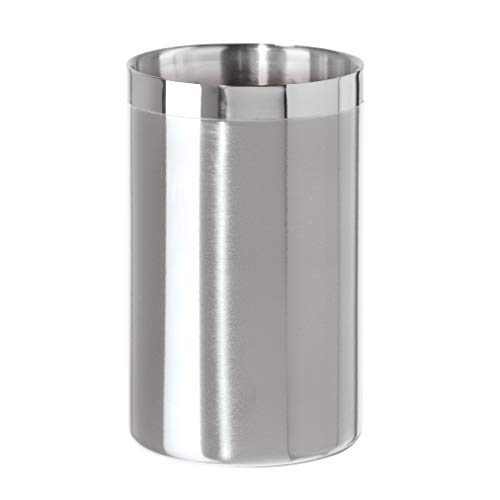 OGGI Stainless Steel Double Wall Wine Cooler - Insulated Tabletop Wine Chiller for White Wine & Champagne, Fits Most Stand...