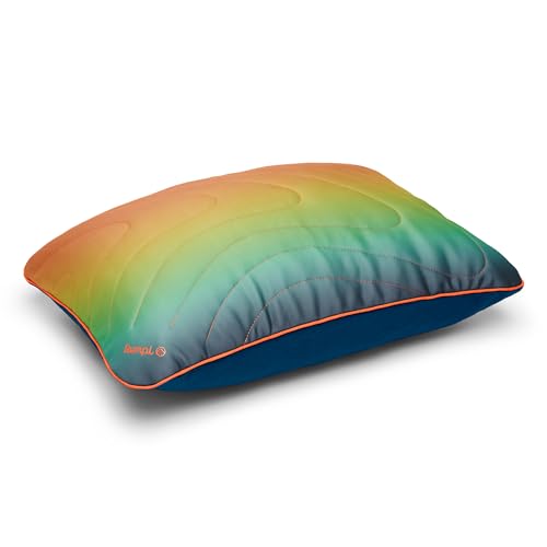 Rumpl The Adjustable Camp Pillow - Full Size Packable Outdoor and Travel Pillow, Two-Sided Temperature Control, 22" x 15",...