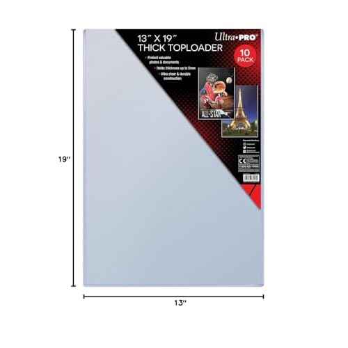 Ultra Pro SFTL1319 13" X 19" Toploader 10ct