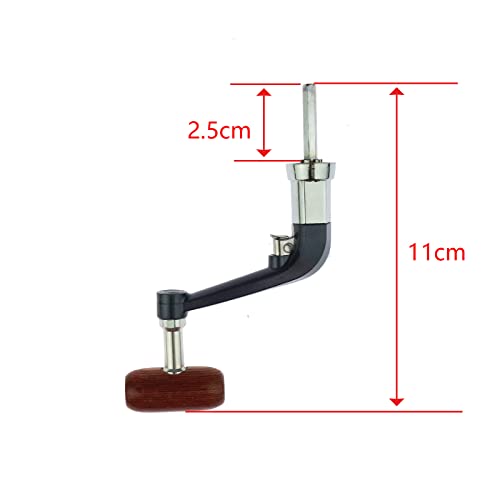 Miokun 6 Pack Universal Fishing Reel Handle for Spinning Reel Replacement Grip Parts (1000-4000 Series)
