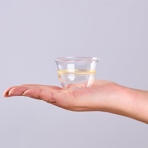 Middle Eastern Style Disposable Heavy Duty Hard Plastic Cups, 1.5oz, 25 Pcs, For Wine, Black Tea. (Clear)