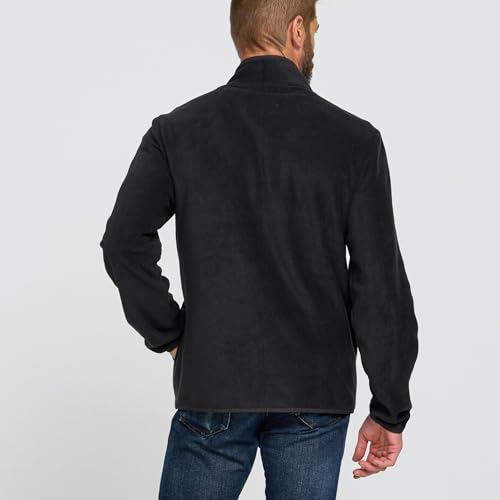 Gerry Mens Fleece Jacket – Zip Up Sweater, Lightweight Athletic Sweater, Warm Soft Polar Full Zipper Jacket, Mock Neck
