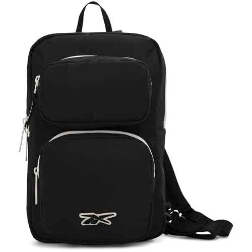 Reebok Unisex Crossbody Sling Bags ? Compact Convertible Strap Cross Body Bag Travel Sling Bag - Gym & Travel Essential