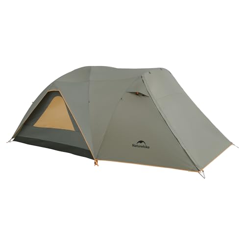 Naturehike KOTA 4/6/8 Person Camping Tent, Double Layer Waterproof 4 Person 6 Person 8 Person Tents for Camping, Large and...