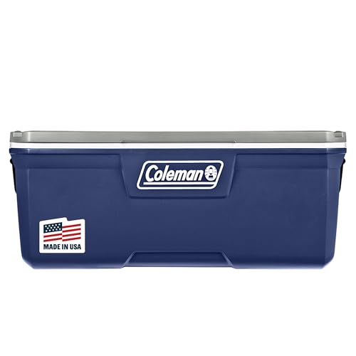 Coleman Classic Series Insulated Portable Cooler, Leak-Resistant Outdoor Hard Cooler Keeps Ice up to 5 Days, 52/70/120/150...