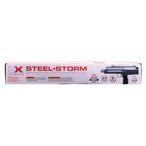 Umarex Steel-Storm .177 Caliber BB Gun Air Pistol, Black