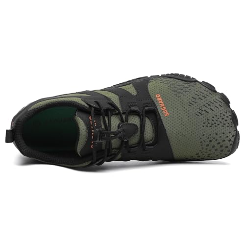SAGUARO Barefoot Shoes for Men – Wide Toe Box Zero Drop Minimalist Shoes Trail Runner Sneakers
