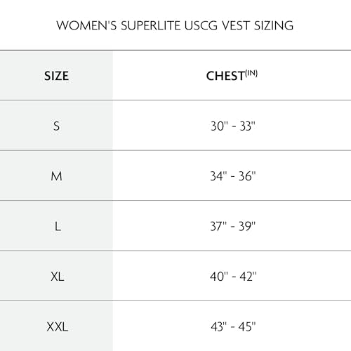 O'Neill Women's Superlite USCG Life Vest,Black/Black/Black:Turquoise,S