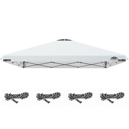 10x10ft Replacement Canopy Top with Air Vent, Waterproof & UV Protection Canopy Tent Top Cover for Straight Leg Canopy Fra...