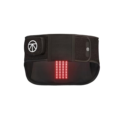 Therabody ThermBack LED – 4-in-1 Back Wrap with Heat, Far Infrared, Vibration and LED Light Therapies for Lower Back Pain ...