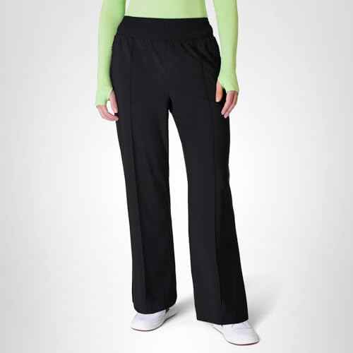 Sweaty Betty Casual Explorer Wide Leg Track Pant Black