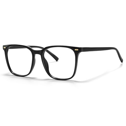 MACJERO Oversized Square Blue Light Blocking Glasses for Women Men, Anti-Fatigue Computer Monitor Gaming Glasses Reduce Ey...