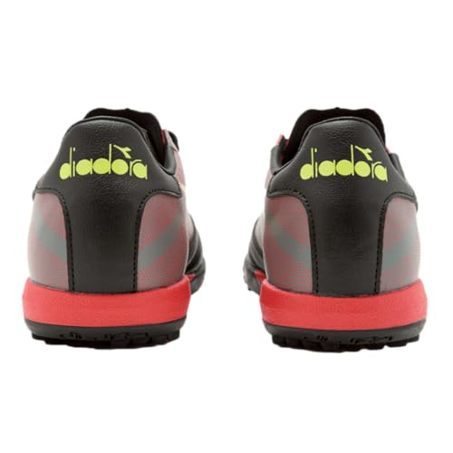 Diadora Brasil Elite Turf Soccer Shoe - Water-Resistant Suprellsoft, Non-Slip PU Heel Lining, Flex Points on Insole, Fine Craftsmanship
