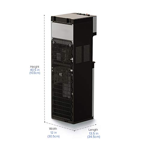 Brio Self Cleaning Bottleless Water Cooler Dispenser, UL Approved, Stainless Steel, Point of Use Drinking Water Filter, Ho...