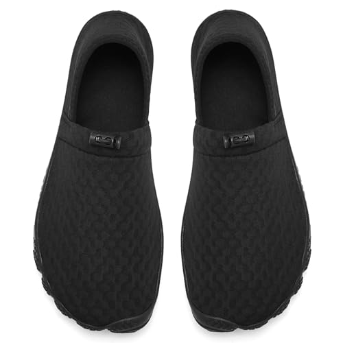 Racqua Women Men Water Shoes Slip-On Barefoot Beach Shoes Outdoor Breathable Sneakers