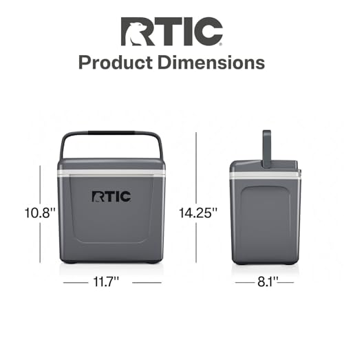 RTIC 8 QT Road Trip Personal Cooler, Small, Compact, Insulated, Portable Ice Chest Box for Food, Drink, Beverage, Beach, C...