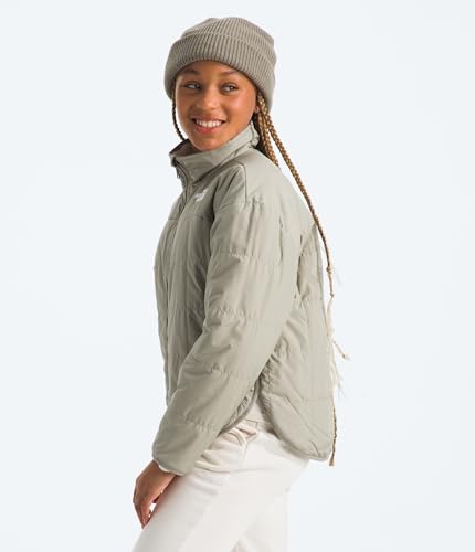 THE NORTH FACE Girls Reversible Shasta Full Zip Jacket | Puffer Coat With Synthetic Insulation, Fleece Lined, Water Repellent