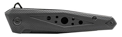 Smith & Wesson M&P 7in High Carbon S.S. Ultra-Glide Folding Knife with 3in Tanto Blade and Rubberized Aluminum Handle for ...