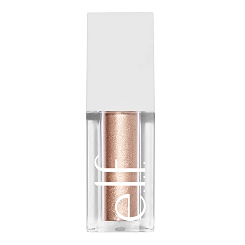 e.l.f. Liquid Metallic Eyeshadow, Gel Formula, Multi-Dimensional Finish For Bold Eye Looks, One-Swipe Coverage, Vegan & Cr...