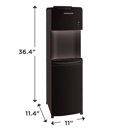Frigidaire EFWC498 - Top Loading Cooler Dispenser -Hot & Cold Water - Child Safety Lock - Innovative Slim & Sleek Design, ...