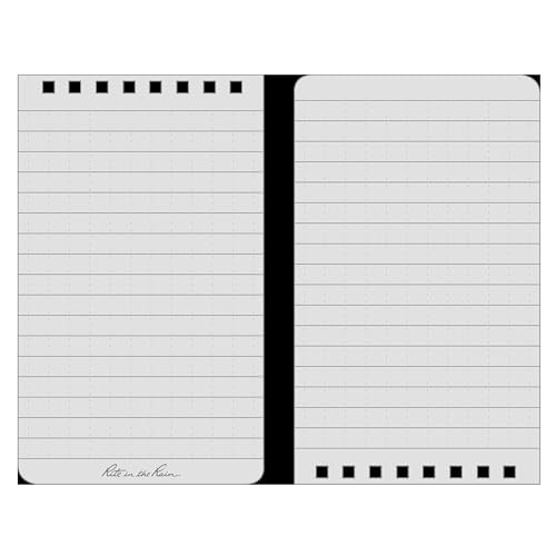 Rite in the Rain Weatherproof Top Spiral Notebook, 3”x 5”, NightHawk Camo Cover, Universal Pattern, 3 Pack (No. NHC35-3)