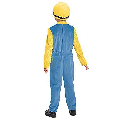Bob Minions Costume for Toddler, Official Minion Jumpsuit for Kids