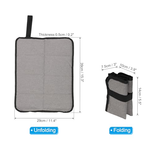PATIKIL Outdoor Sitting Mat Waterproof Oxford Cloth Seat Cushion Folding Foam Mini Camping Seat for Picnic, Camping, Hiking