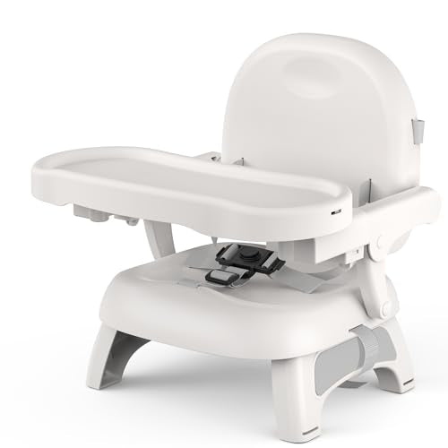 Premium Bella’s Friends 3-in-1 Toddler Booster Seat for Dining Table and Kitchen Chair with Adjustable Tray and Safety Str...