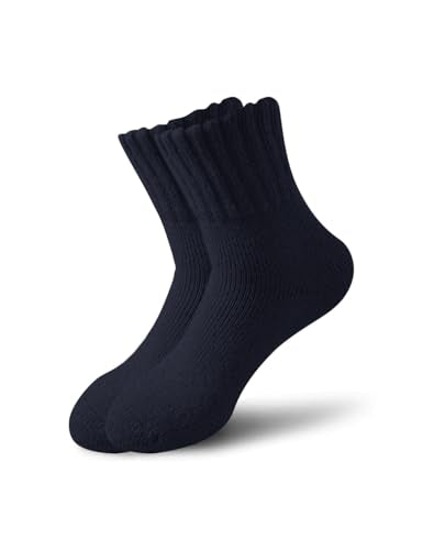 Women's Wool Thermal Socks Warm Winter Thick Cozy Crew Boot Socks for Hiking Ski Outdoor Cold Weather Comfy Everyday Work