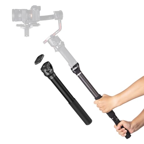 SmallRig Gimbal Extension Pole, 15" / 37cm Carbon Fiber Stabilizer Extension Arm with Anti-Deflection Baffle and 1/4-20" S...