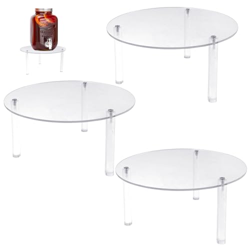 Tfwadmx 3 Pcs Drink Dispenser Stand, Beverage Dispensers Stand Acrylic Holder for Beverage Dispenser Drink Dispenser Stand...